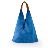 Martina - Borsa Sacca Hobo a Spalla in Pelle Camoscio